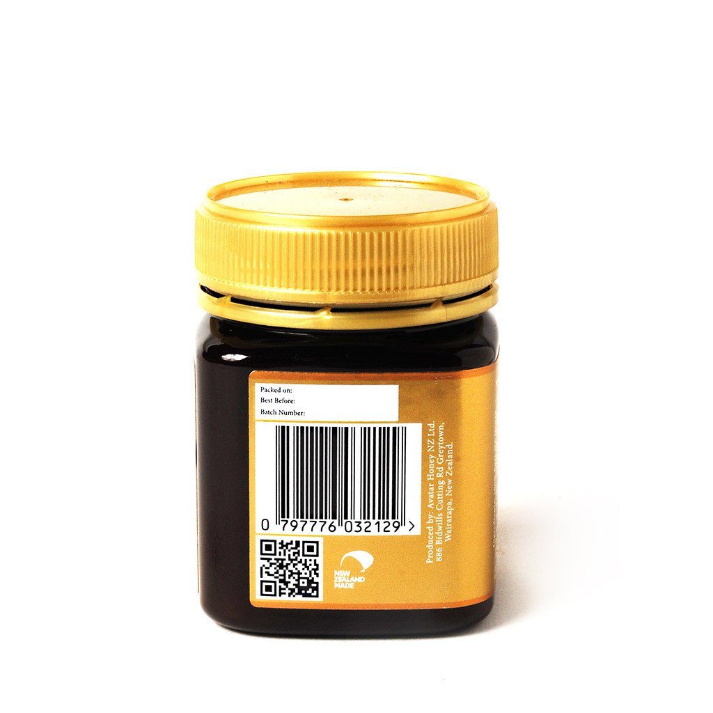 Our Highest Grade Manuka Honey - Gold Label MGO800+ MQS20+ 250g Manuka Honey Avatar Honey NZ 