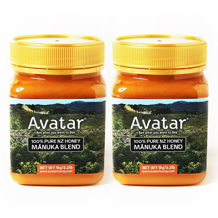 2 KG Avatar Manuka Honey Blend Birthday Bargain Combo Deal Avatar Honey NZ 