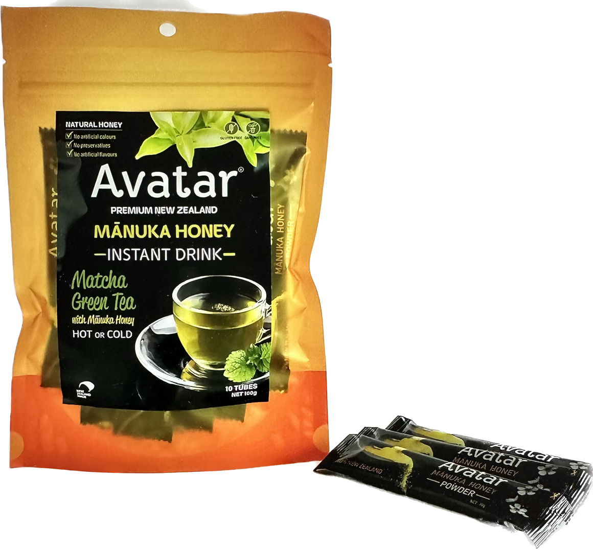 Avatar Honey Manuka Honey Powder Drink - Matcha Green Tea 100g