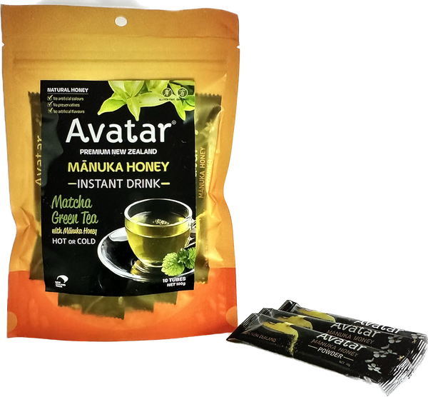 Avatar Honey Manuka Honey Powder Drink - Matcha Green Tea 100g - Avatar ...