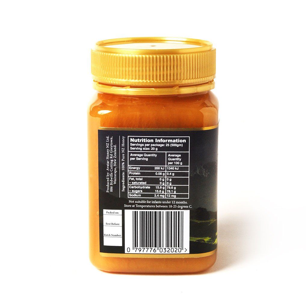 Clover Honey Blend By Avatar Honey New Zealand 500g & 1kg Packs Clover Blend New Zealand Avatar Honey NZ 