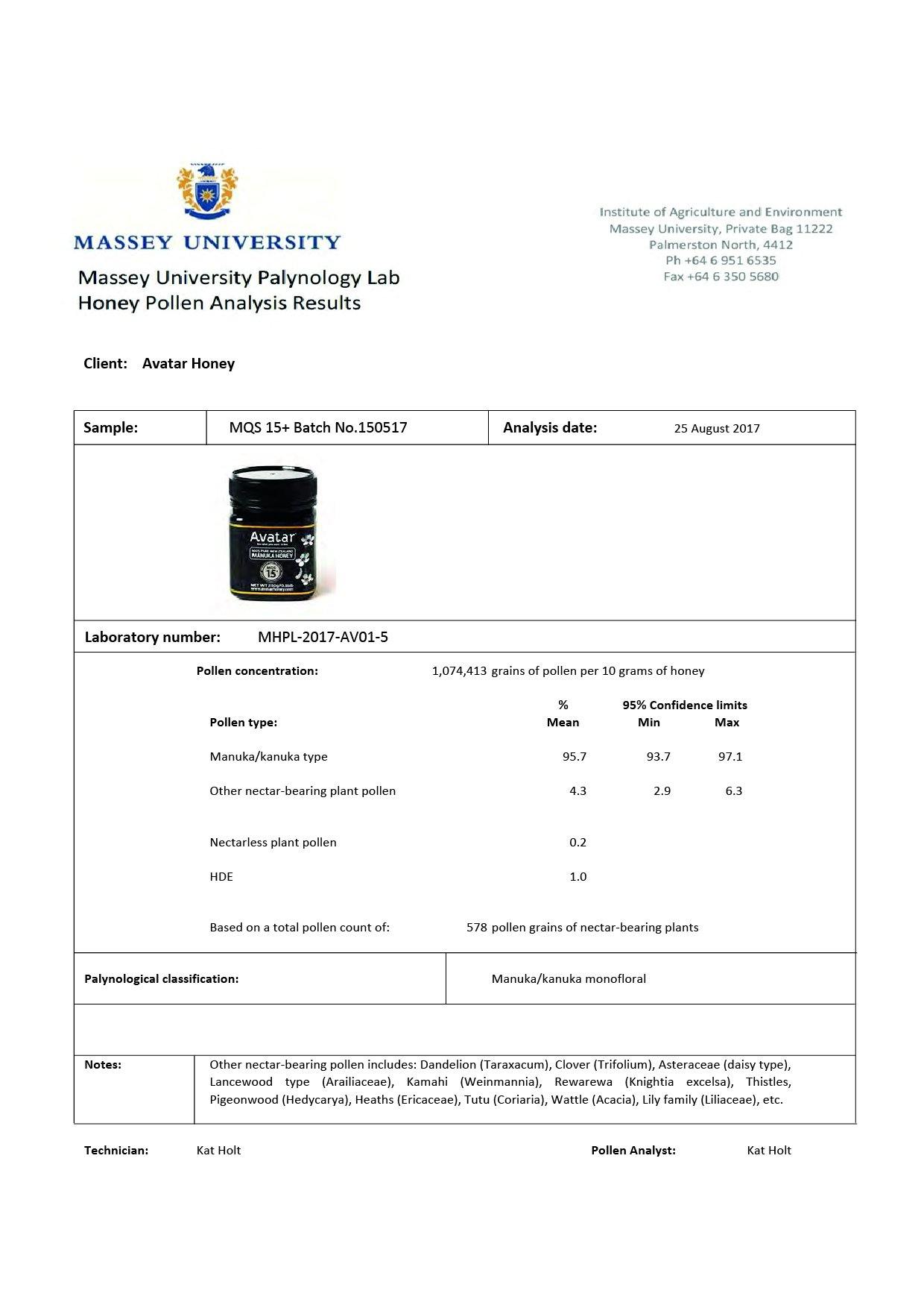 Manuka Honey 15+ 500g & 250g Combo Deal Manuka Honey Avatar Honey NZ 