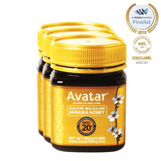 Manuka Honey 20+ MGO800 (250g x3) Combo Manuka Honey International Direct Avatar New Zealand Manuka Honey 