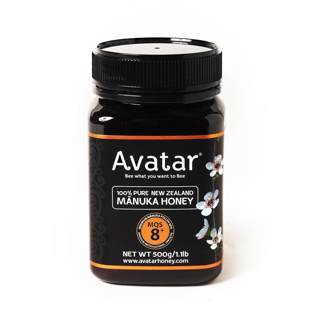 Manuka Honey Lab Certified 8+ MGO 180+ 500g 100% Pure New Zealand Natural Honey by Avatar Honey NZ Manuka Honey Avatar Honey NZ 