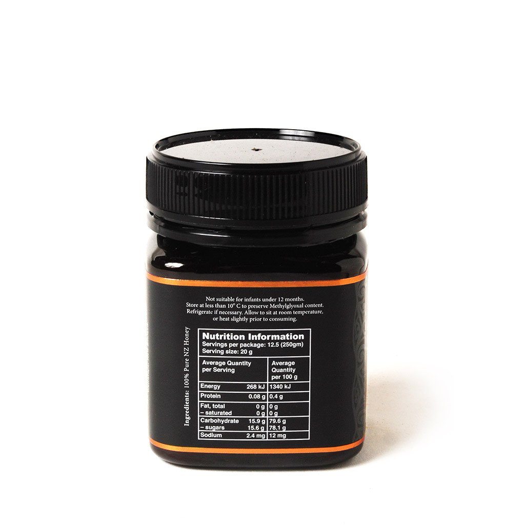 Manuka Honey MGO 250 Massey University Lab Certified 92% manuka pollen count min active 10+ | 100% Pure New Zealand Natural Honey 250g by Avatar Honey Manuka Honey Avatar Honey NZ 