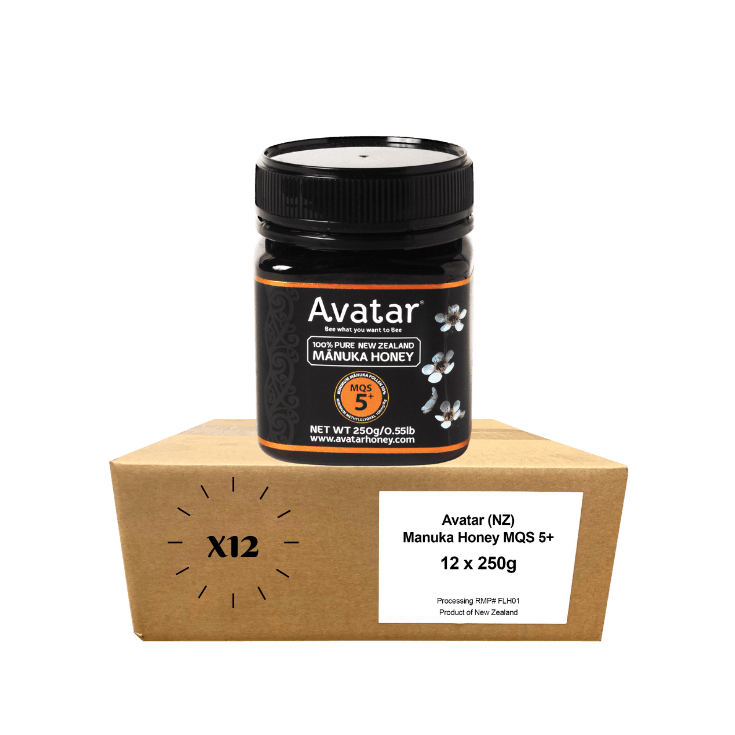 Manuka Honey MGO100 250g | MQS5+ (Carton) Manuka Honey Avatar Honey NZ 