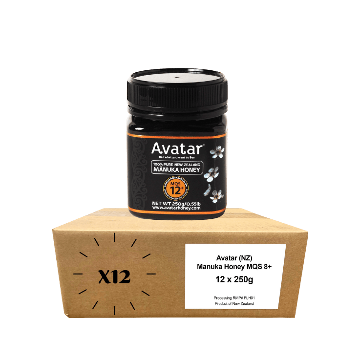 Manuka Honey MGO350 250g | MQS12+ (Carton) Manuka Honey Avatar Honey NZ 