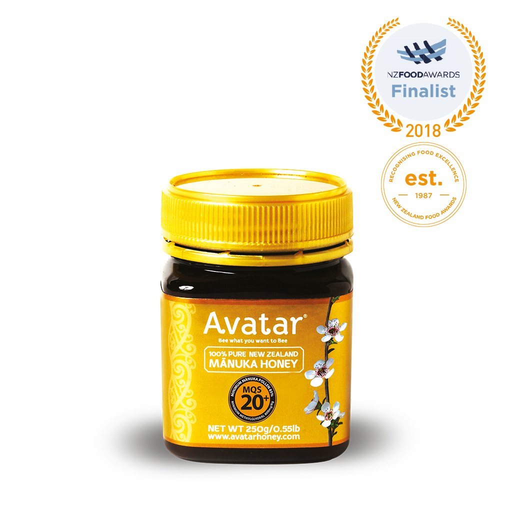 Our Highest Grade Manuka Honey - Gold Label MGO800+ MQS20+ 250g Manuka Honey Avatar Honey NZ 